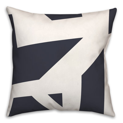 Geometric Outdoor Reversible Throw Pillow