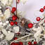 26" Faux Winter Christmas Pinecone Berry Twig  Front Door Wreath