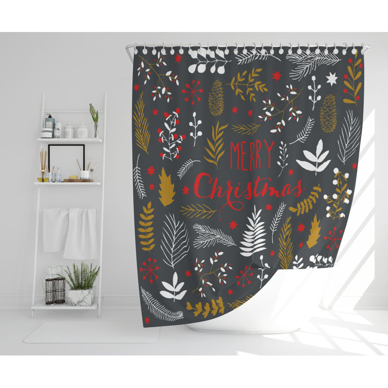 Deal Polyester Shower Curtain Set