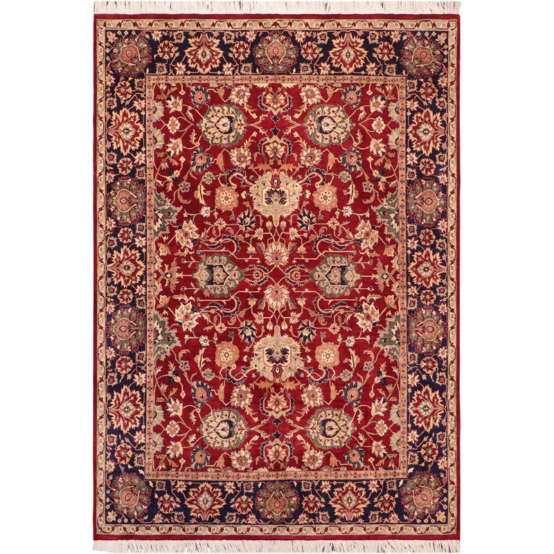 Tapis unique noir / vert / rouge 8 pi 1 po x 10 pi Pacelli 2000 pi Pacelli