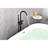 Matte Black Tub Faucet With And Materials - Stainless Steel Conversion Knob Splash-124583727