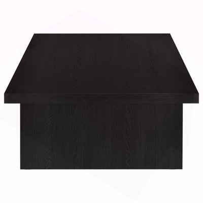 Caroline Black 3-piece Rectangular Coffee and End Table Set
