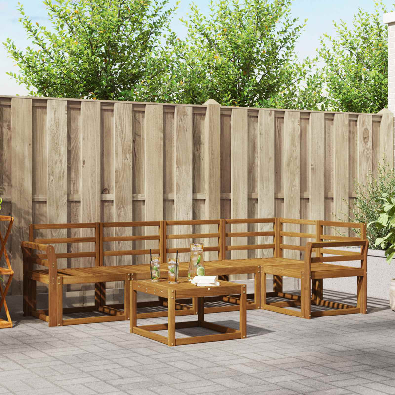  Outdoor Sofa Set Sectional Garden Furniture Terrace Seating Modern
