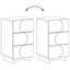 33.5 cm W Bedside Table-1470790805