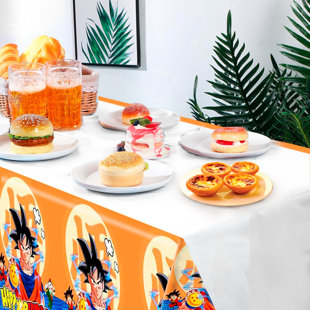 3 Pcs Dragon Ball Z Table Cloth Set
