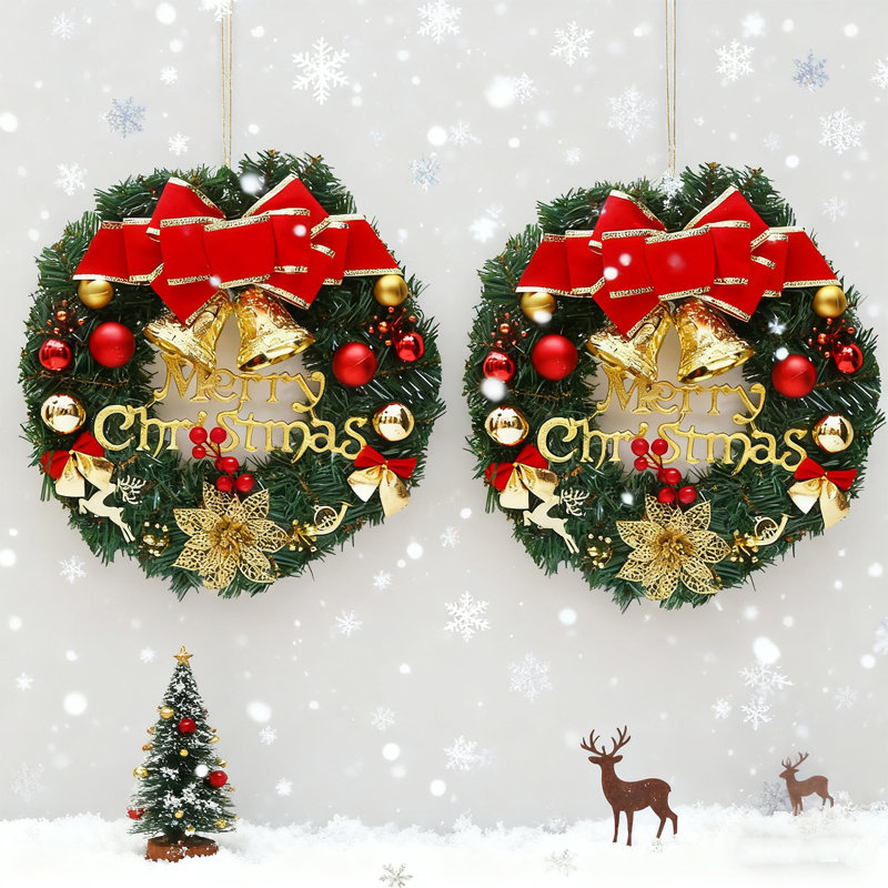 2 pièces guirlande de Noël Merry Christmas, 2