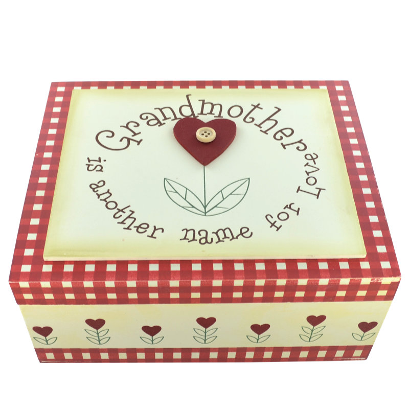 Aalin Handmade Wooden Memory Box