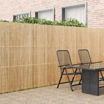 600 cm W Bamboo Border Fencing