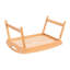 Plateau de service de petit-déjeuner pliable en bambou avec côtés incurvés en bois - finition naturelle-227390138