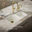 Executive Chef™ 33" L x 22" W Undermount Kitchen Sink with 4 Oversize Faucet Holes-1742880
