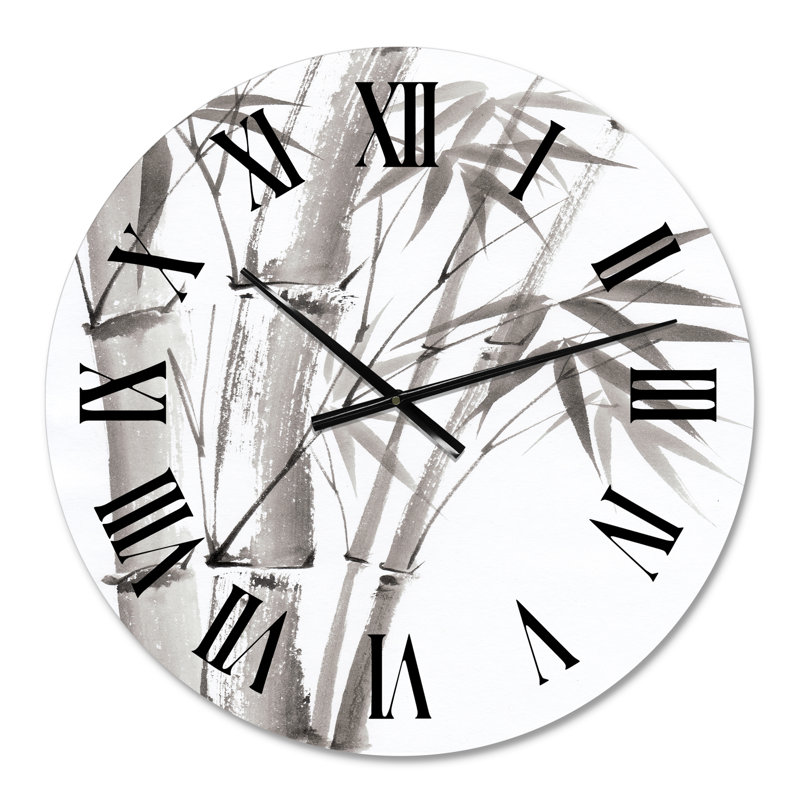 Palmier en bambou - III - Horloge murale traditionnelle, Moyen