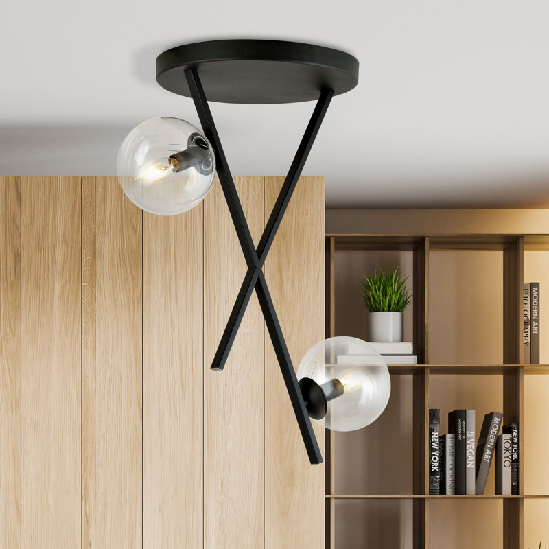 Abbiss 2 - Light Unique/Statement Chandelier, Transparent
