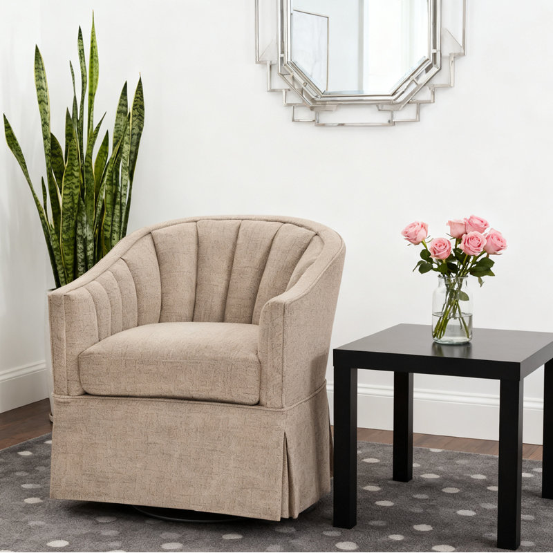 Fauteuil d'appoint pivotant moderne, Tanné