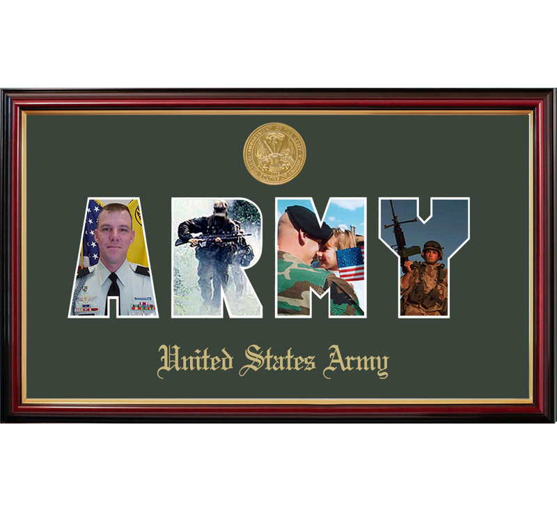 Army Collage Photo Petite Picture Frame