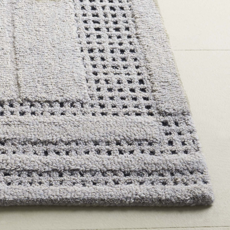 Harvest Hand Tufted Wool; Cotton Abstract Indoor Rug, Rectangle 8' x 10'