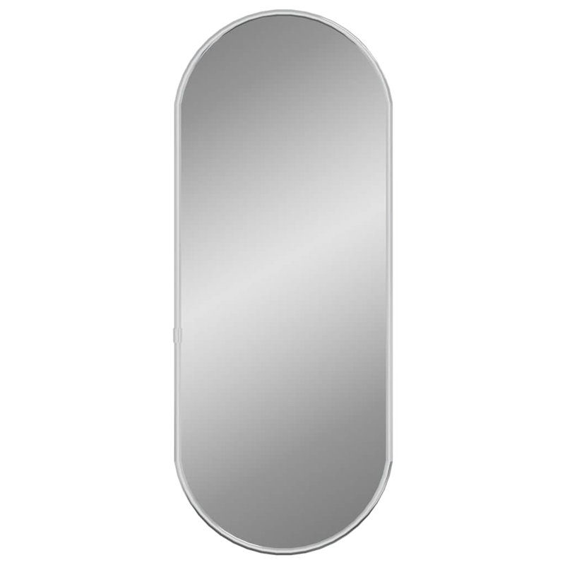 Kluk Wall Mirror, 35cm x 80cm, Silver
