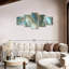 Couches abstraites nacrées 5 pièces-1882778161