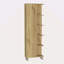 Armoire de coin, cinq tablettes ouvertes, une porte-2032765254