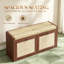 Banc de rangement avec 2 portes