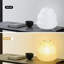 Petite lampe de table en papier avec 3 modes de couleur, abat-jour en papier de riz fabriqué à la main, installation facile sans outil, pour table basse, table de chevet, jolie lampe de chevet