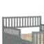 Lit plateforme double en bois avec garde-corps des deux côtés et deux tiroirs de rangement, gris-1611853681-1611853682