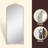 Anjulie Arch Solid Wood Mirror Ornate Mirror Wall Mirror Retro Mirror with Carved Frame-120358295-120358288