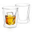 Verre à whisky à double paroi JoyJolt Lacey, 10 oz