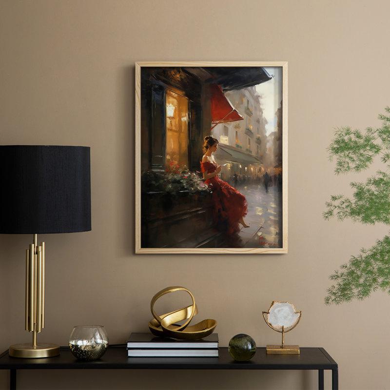 Reproduction encadrée WOMEN Series CDLX III - bois massif, Naturel, H 11 po x l 9 po