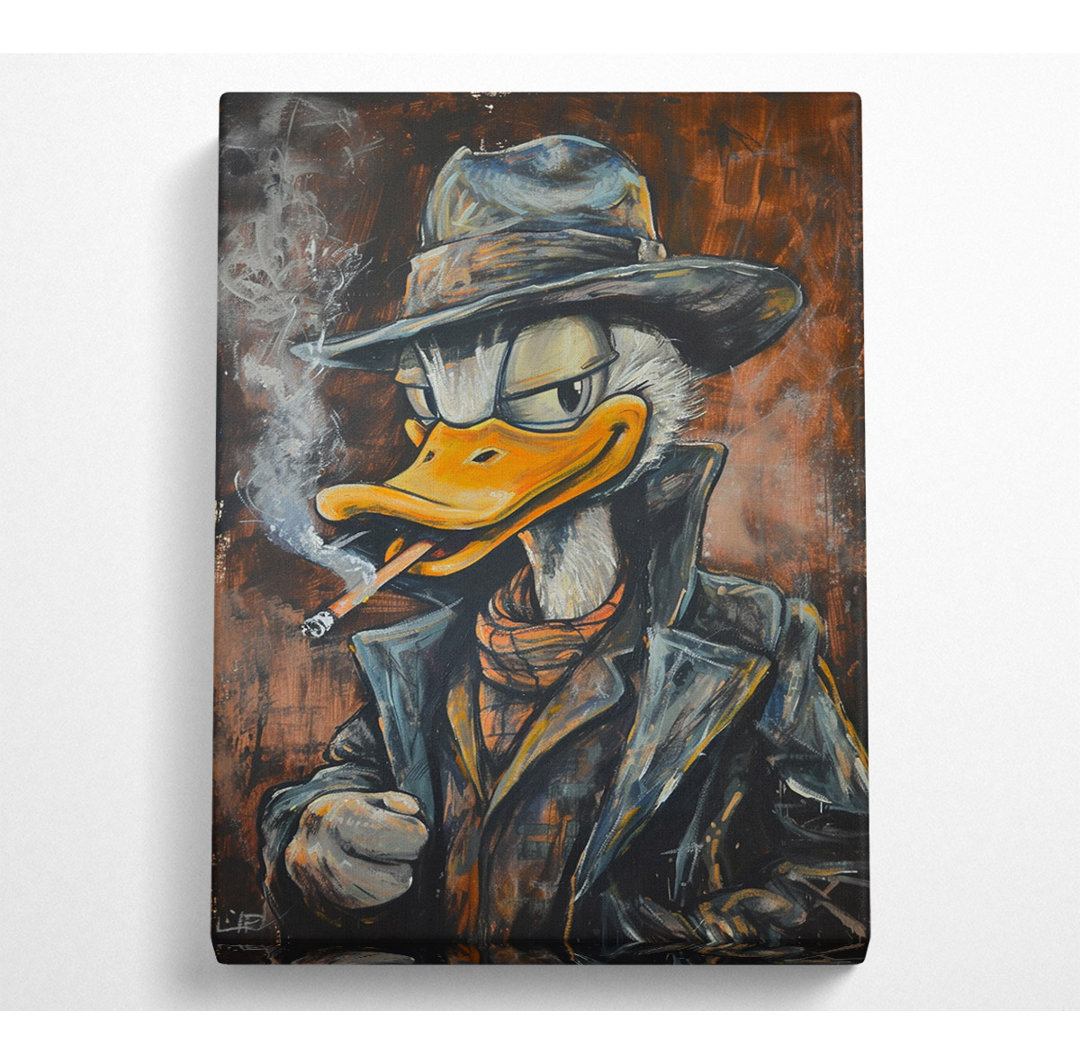 Scrooge Duck Leinwanddruck