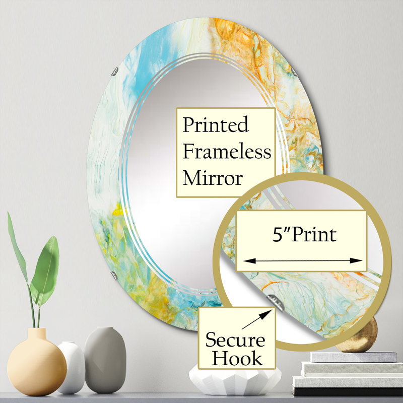 Miroir de salle de bain sans cadre, 30 po x 20 po