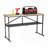 Heavy-Duty Folding Butcher-Block Workbench with Locking Casters