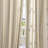Eui Del Mar Striped Linen Blend Sheer Curtains - Single Panel Drapes-25768673-25768670