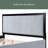 Upholstered Bed With Fluffy Soft Headboard-390072296