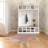 Calisto Hall Tree with Bench Entryway Shoe Cabinet with Hooks and Shoe Storage-1892330727