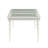 Platinum Finish Dining Table