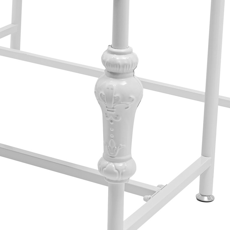 Tablettes de présentation industrielles au détail, Blanc
