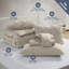 Ensemble d'édredon plissé avec draps Bed-in-a-Bag-103134066-103134051