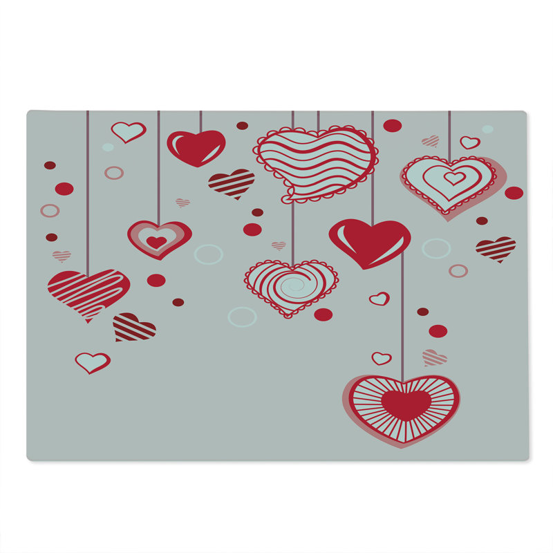 Planche à découper romantique Ambesonne