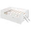 Lit plateforme en bois avec garde-corps et tiroir, blanc-583206111-583206097