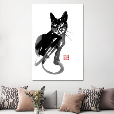 Chinese Cat by Péchane - Print on Canvas