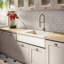 Fireclay Reversible Sink with Integral Drainboard and Decorative 2 ½" Lip on Both Sides-907334622