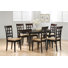 Equan 7-piece Extension Leaf Dining Table Set Cappuccino