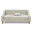 Canapé-lit surélevé durable et confortable avec accoudoirs irréguliers de conception moderne, idéal pour les chiens de taille moyenne et grande-1199118298-1199118297