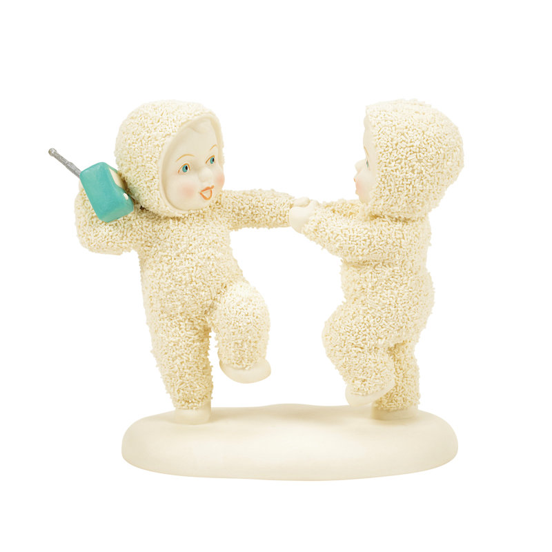 Figurine de style Snowbabies Retro Rockin 'Around the Holiday 4,09 pouces