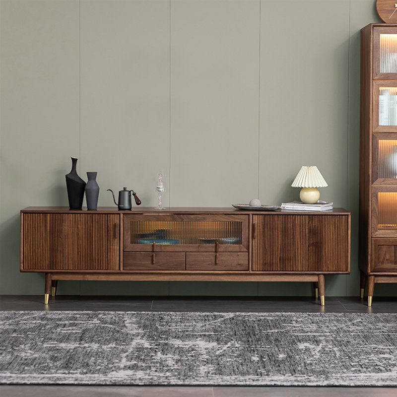 Meuble télé moderne et luxueux, 70.87"
