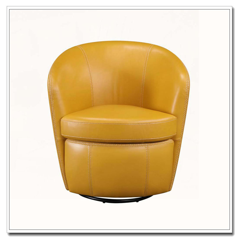 Chaise pivotante, Jaune