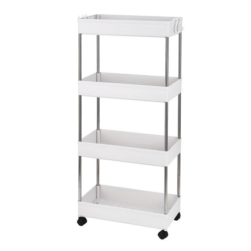 87.5cm H x 38.96cm W Utility Cart with Wheels, 87.5cm H x 38.96cm W x 22cm D