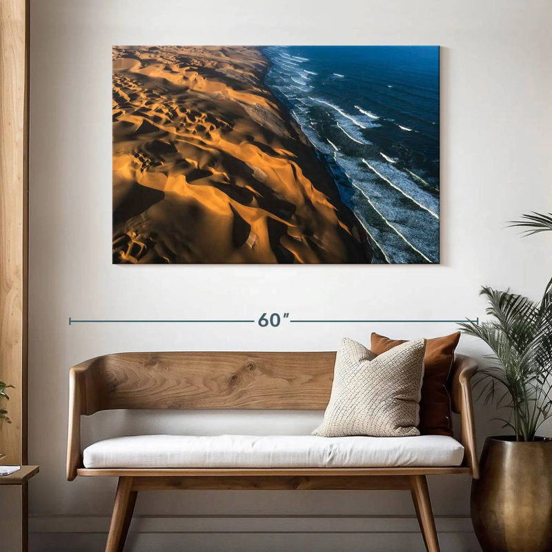 Dunes de sable côtières d'Alvord, H 32 po x l 48 po