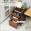 Armoire de rangement compacte sous le bureau à 3 tiroirs avec roulettes lisses pour les espaces de bureau organisés