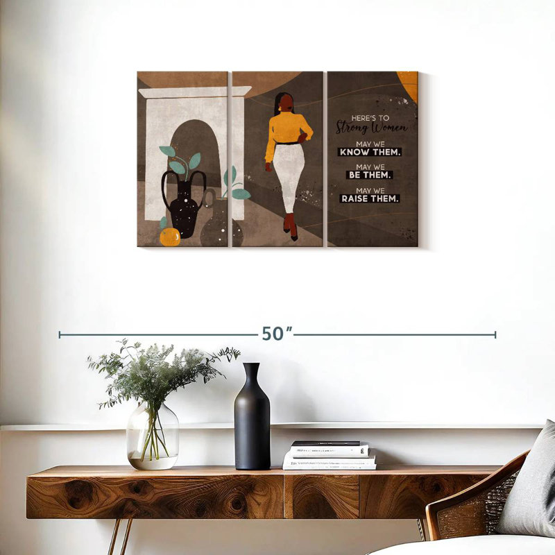 Strong Women Quote, 20" H x 33" W